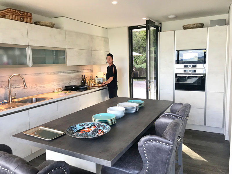 Kauri Hill Lodge Kitchen